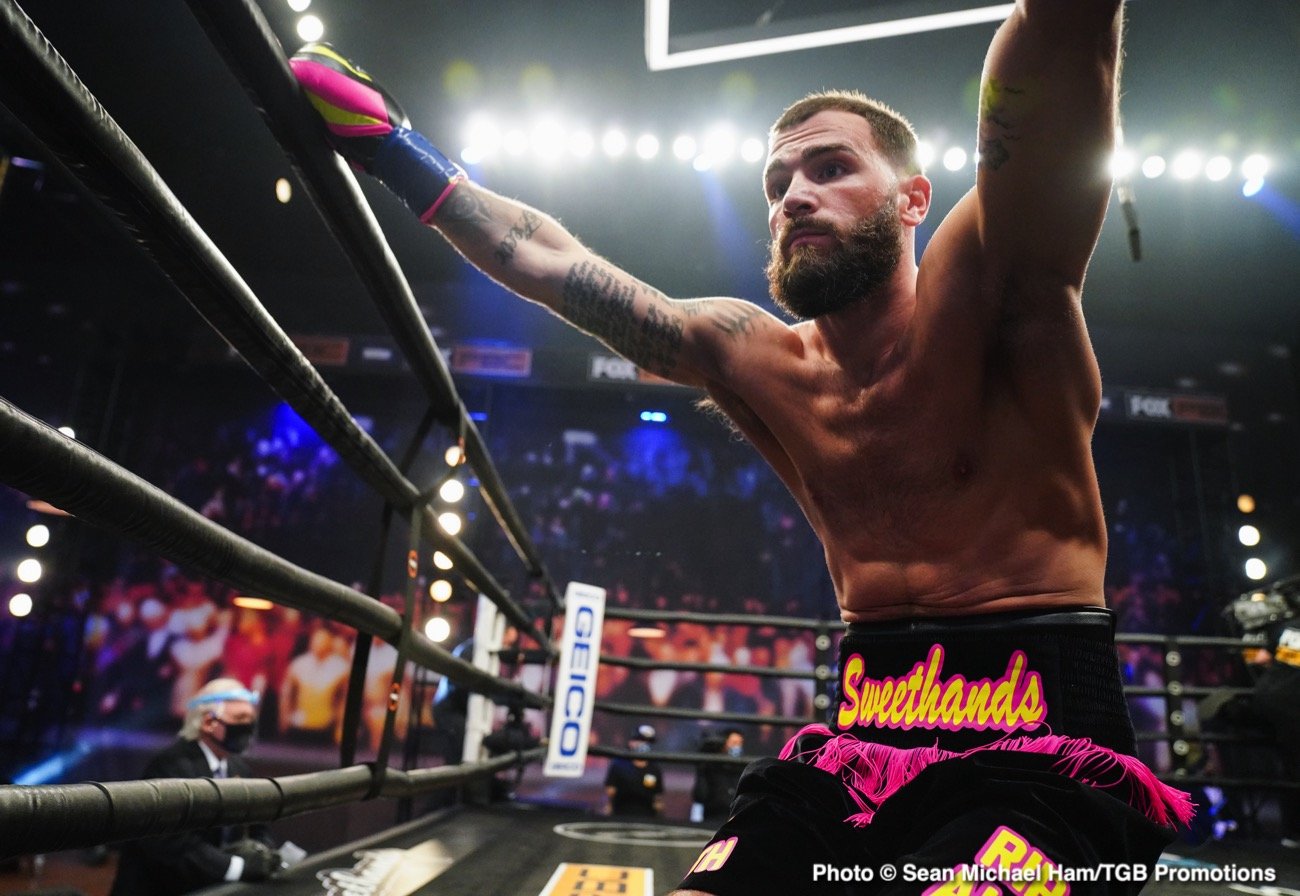 Image: Caleb Plant reacts to Canelo's win over Saunders
