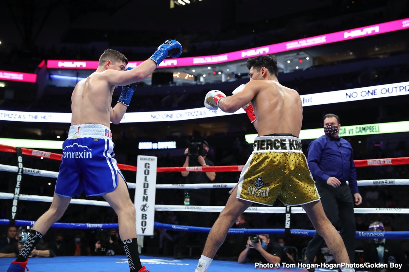 Image: Results: Ryan Garcia comes off the floor to KO Campbell