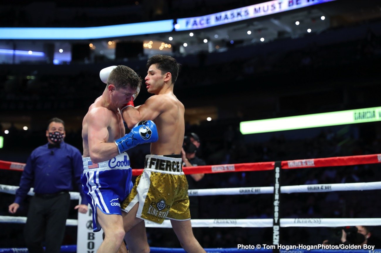 Ryan Garcia, Joseph Diaz Jr boxing photo