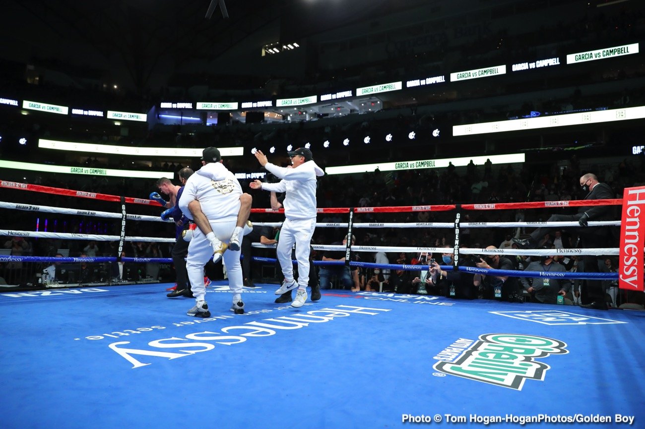 Image: Photos / Results: Garcia beats Campbell with bodyshot knockout