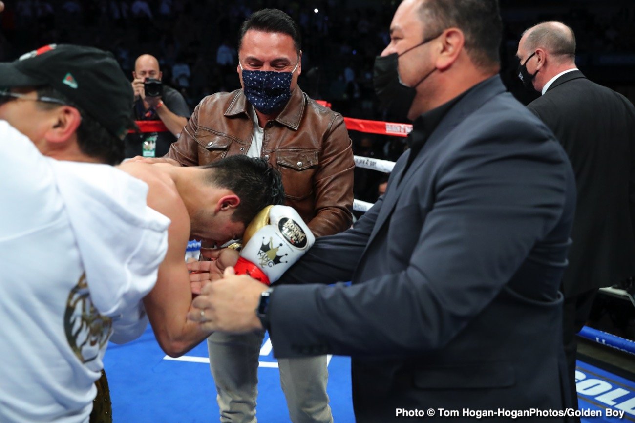 Image: De La Hoya says Ryan Garcia will be A-side against the 135-lb champions