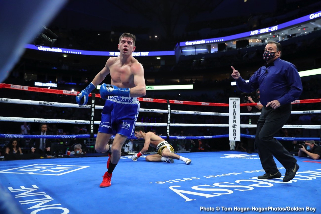 Image: Results: Ryan Garcia comes off the floor to KO Campbell