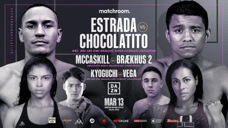 Image: Juan Francisco Estrada vs. Roman “Chocolatito" Gonzalez 2 this Saturday, March 13