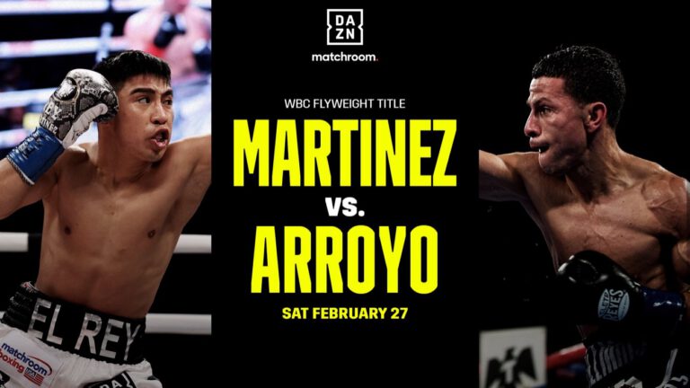 Image: Julio Cesar Martinez vs. McWilliams Arroyo this Saturday on Feb.27th on Dazn