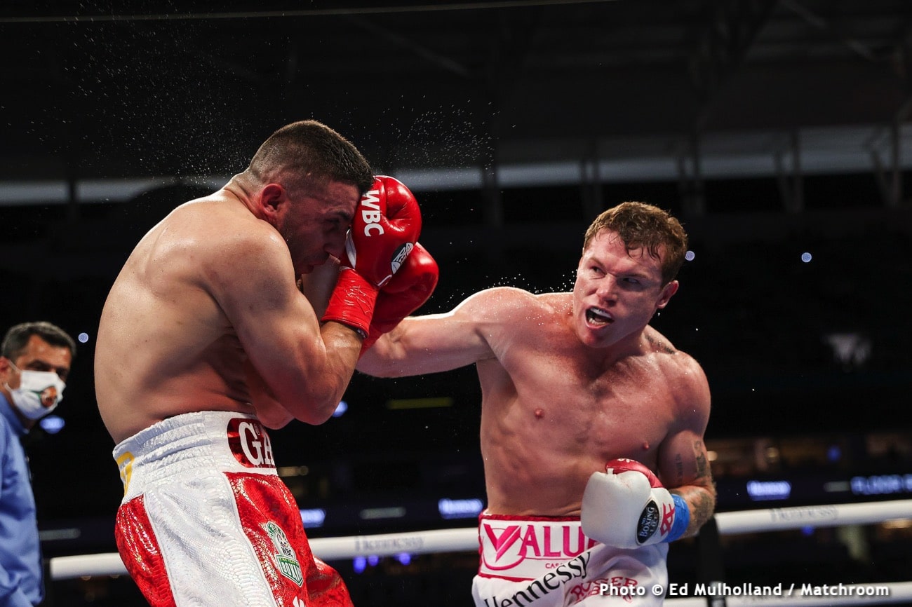 Image: Canelo vs. Yildirim early results from Miami