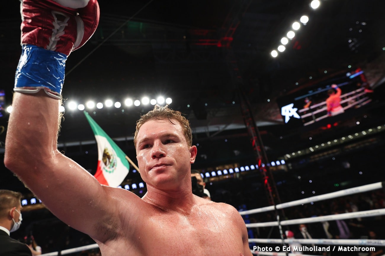 Image: Canelo Alvarez vs. Billy Joe Saunders in Arlington, TX or Las Vegas on May 8th