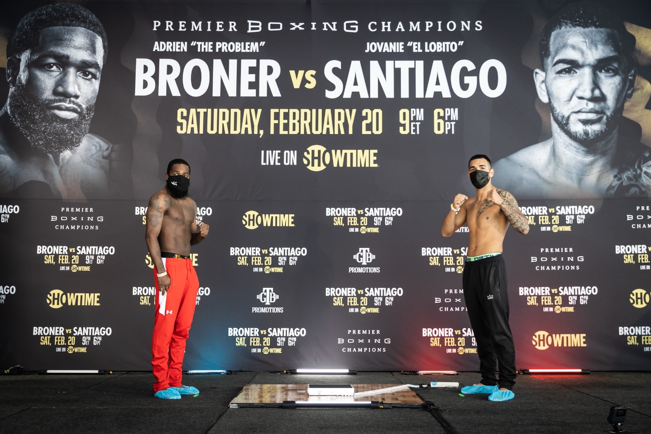 Image: Adrien Broner going to war against Jovanie Santiago tonight