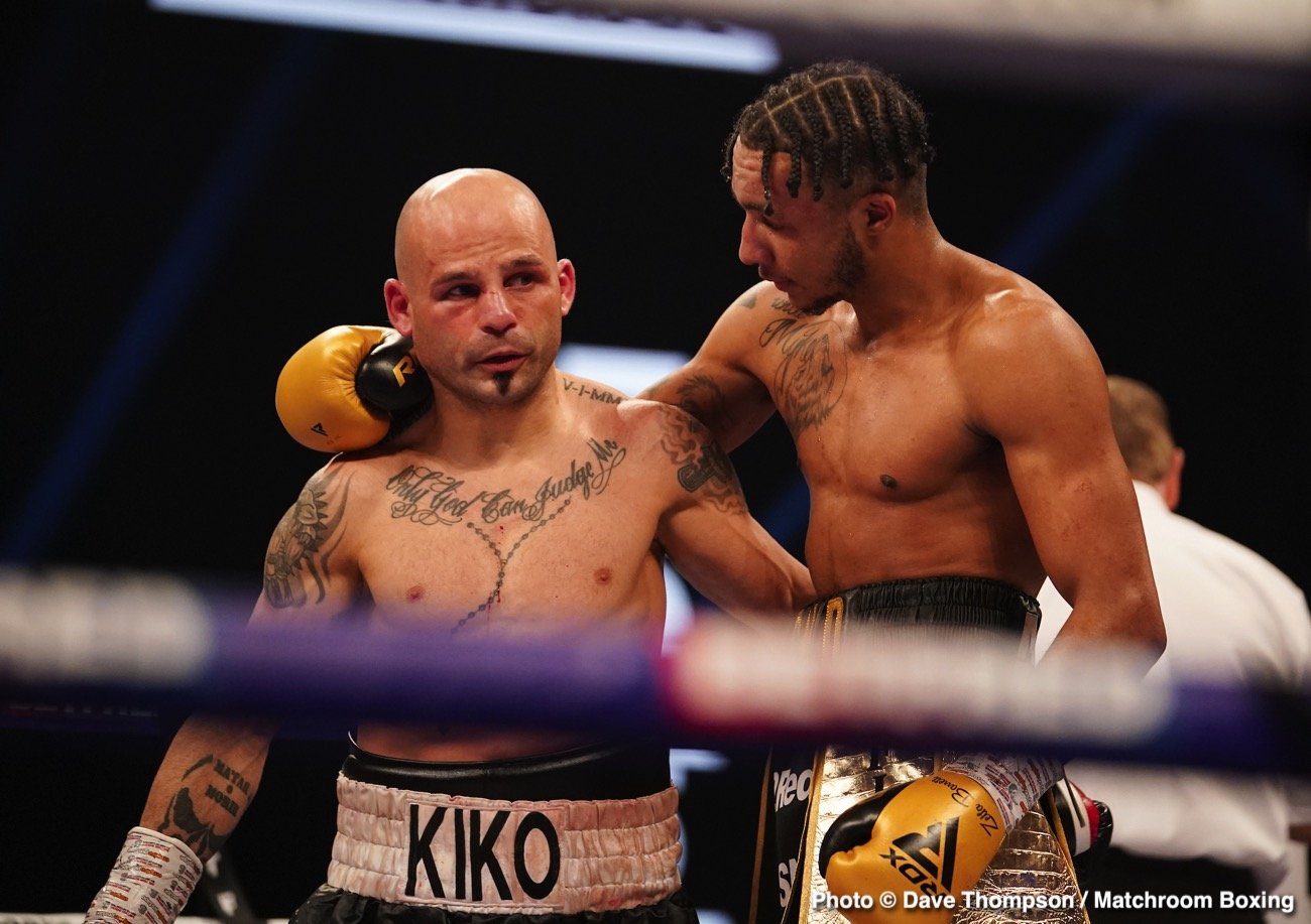 Image: Photos / Results: Lara stuns Warrington with ninth round knockout