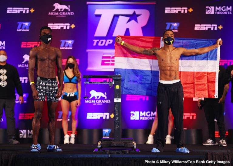 Image: Richard Commey vs Marinez ESPN Weigh In Results