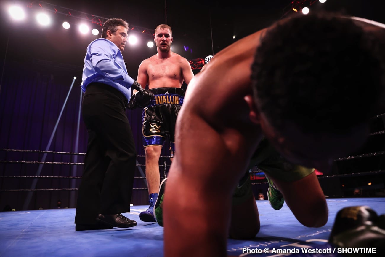 Image: Otto Wallin makes case for world title shot