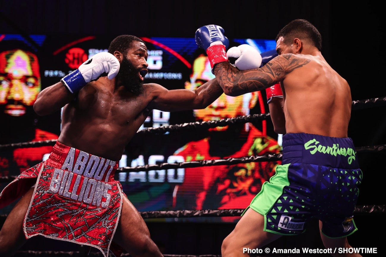 Image: Boxing Results: Adrien Broner beats Jovanie Santiago by questionable 12-round decision