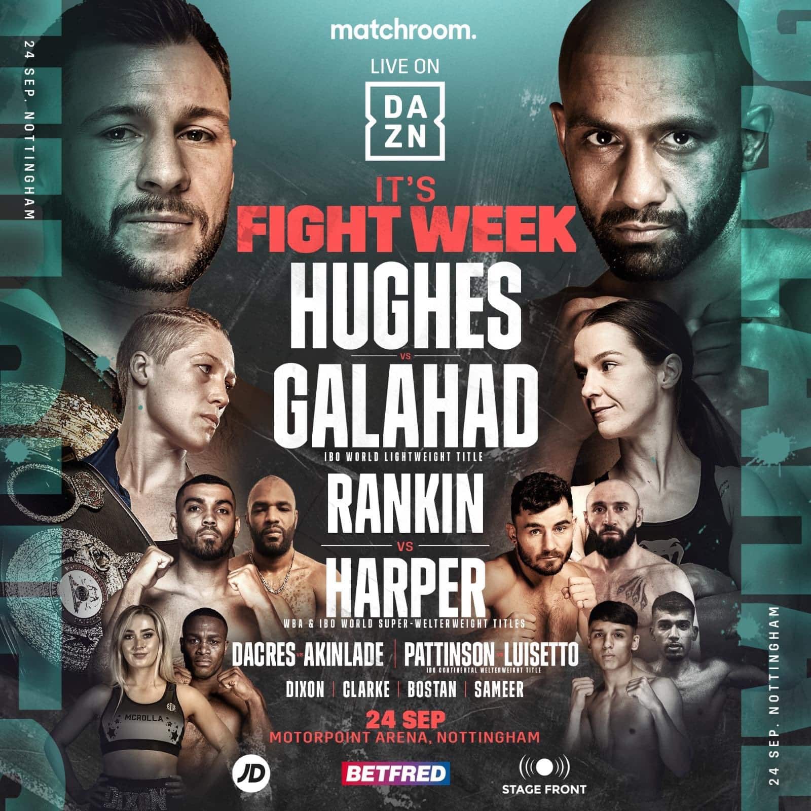 Image: Maxi Hughes faces Kid Galahad LIVE on DAZN this Saturday