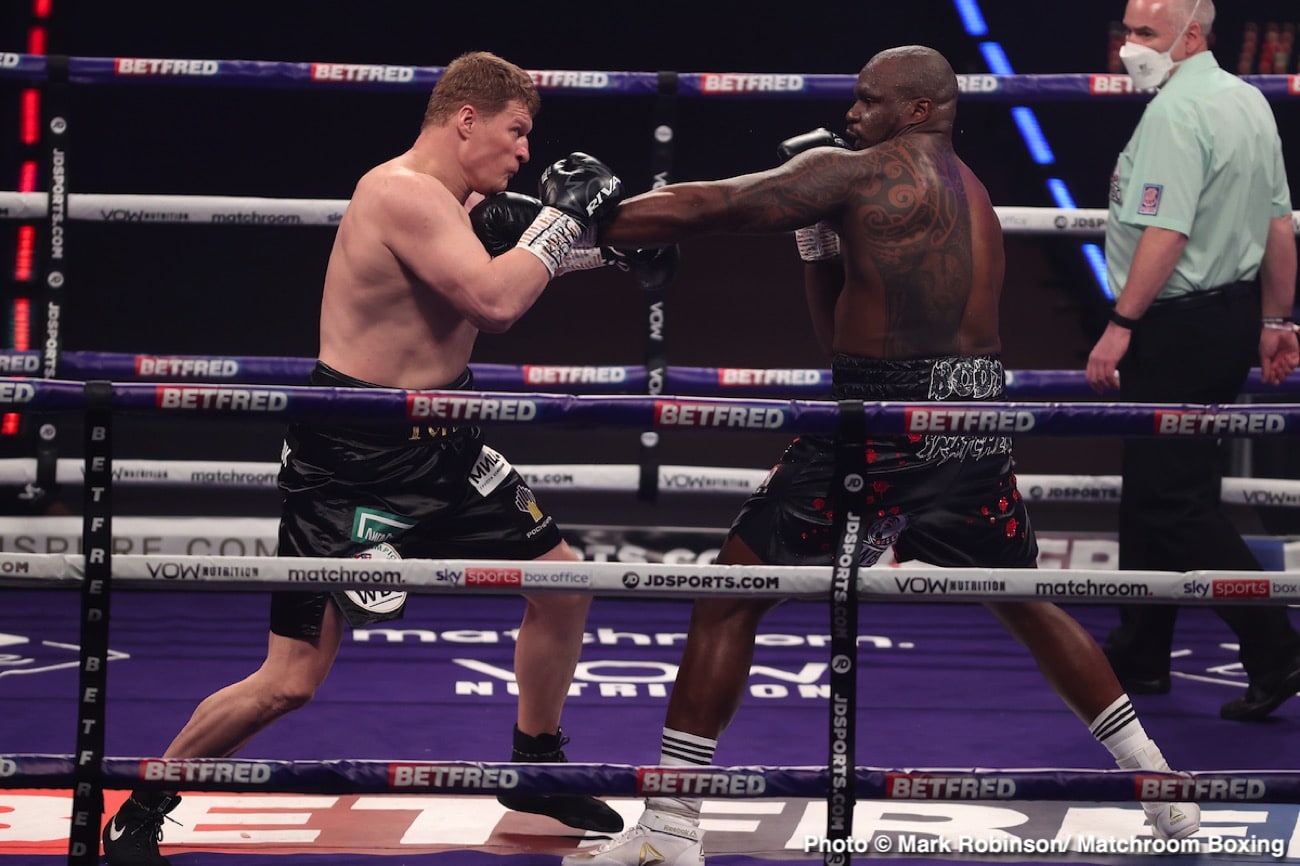 Dillian Whyte, Tyson Fury boxing photo and news image