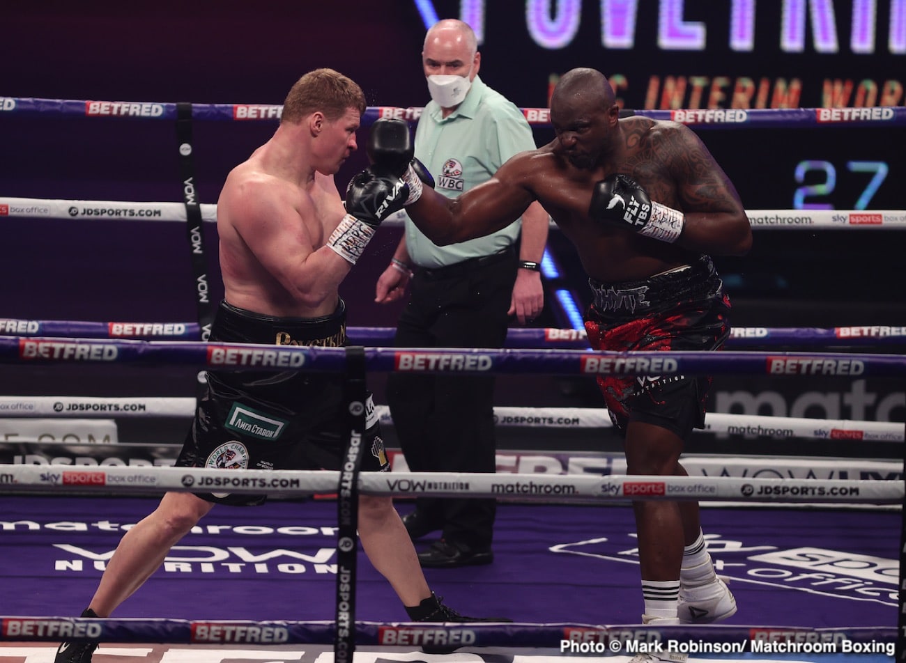 Image: Dillian Whyte calls out Deontay Wilder: "I want to punish the coward"