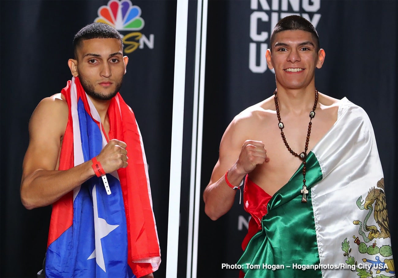Image: Serrano Vs. Bermudez Official Weights, Photos And Officials