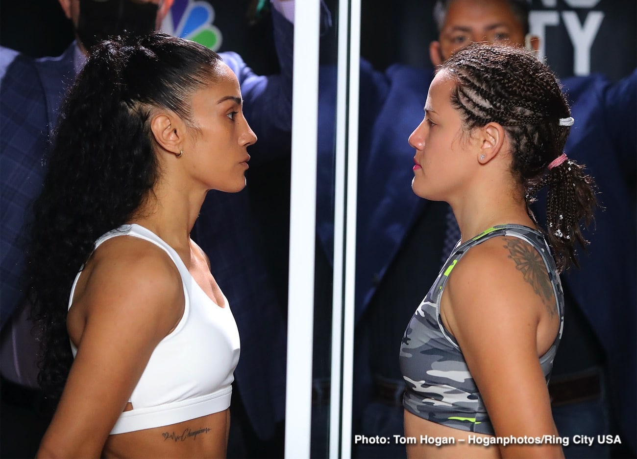 Image: Serrano Vs. Bermudez Official Weights, Photos And Officials