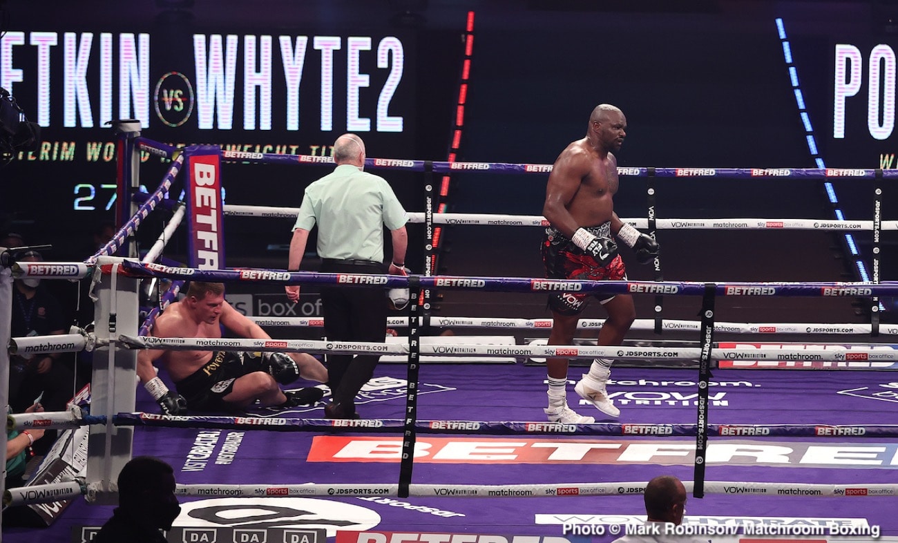 Image: Boxing Results: Dillian Whyte destroys Alexander Povetkin
