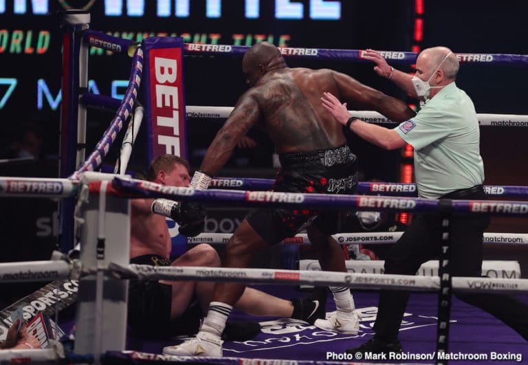 Image: Hearn wants Whyte to face Andy Ruiz or Wilder next, Not Povetkin