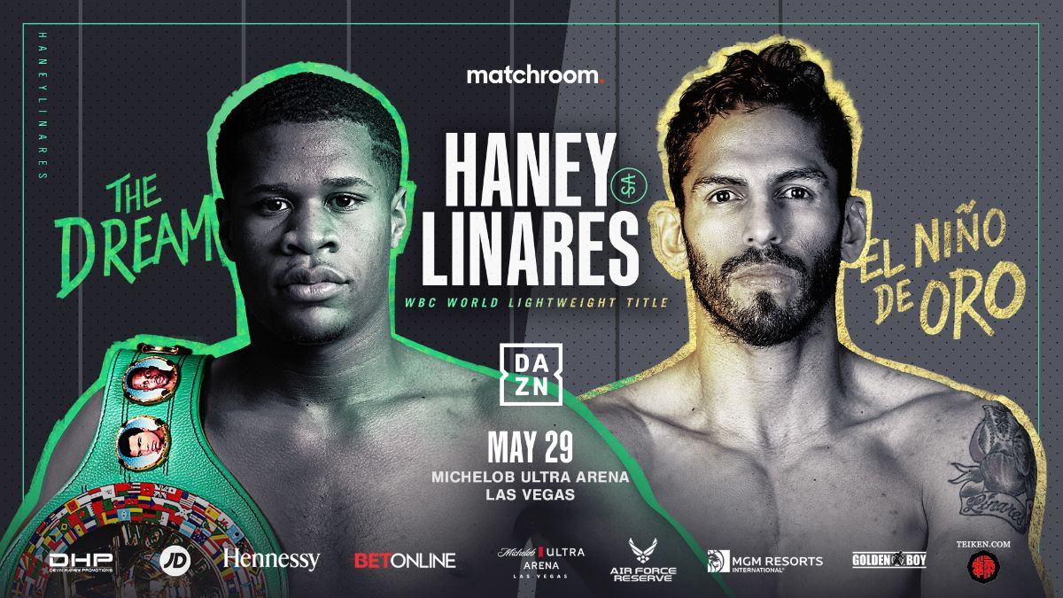 Haney vs. Linares boxing photo