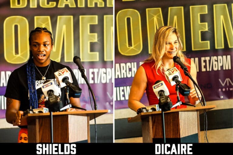 Image: Claressa Shields vs. Marie-Eve Dicaire - final press conference quotes