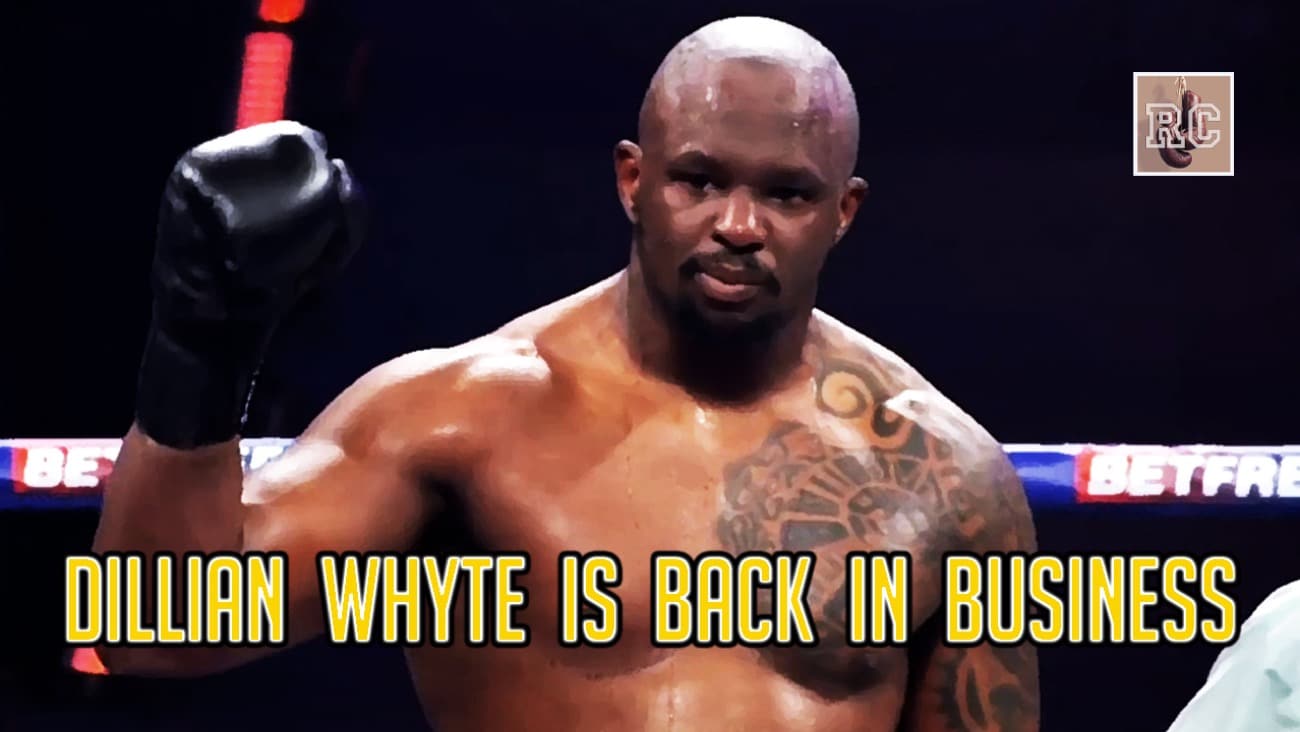Image: VIDEO: Dillian Whyte is back in business