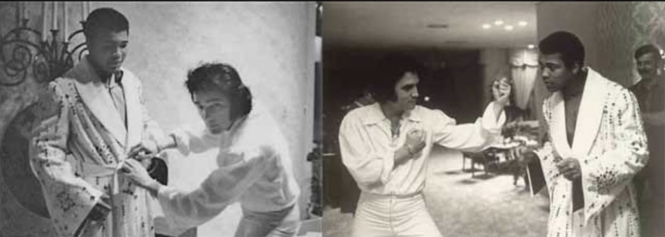Image: TWO KINGS: One of Rock n’ Roll & Another of the Boxing Ring!