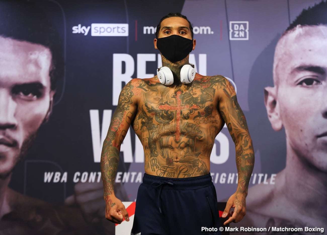 Image: Conor Benn 146.75 vs. Samuel Vargas 146.25 - official weigh-in results