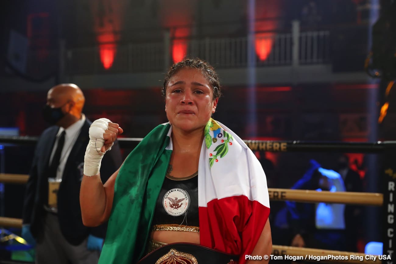 Image: Boxing Results: Jelena Mrdjenovich Loses WBA Feather Title to Erika Cruz!