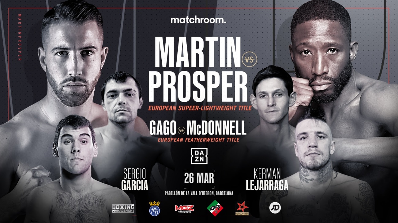 Image: Boxing Results: Sandor Martin Defeats Kay Prosper for EBU Super Lightweight Title!