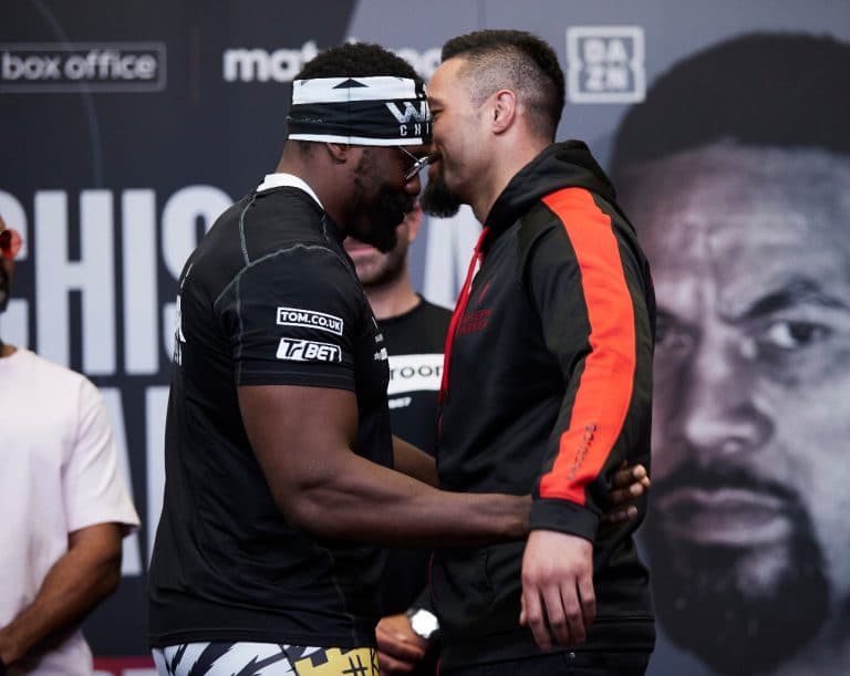 Image: Parker vs. Chisora - Not your typical face-off