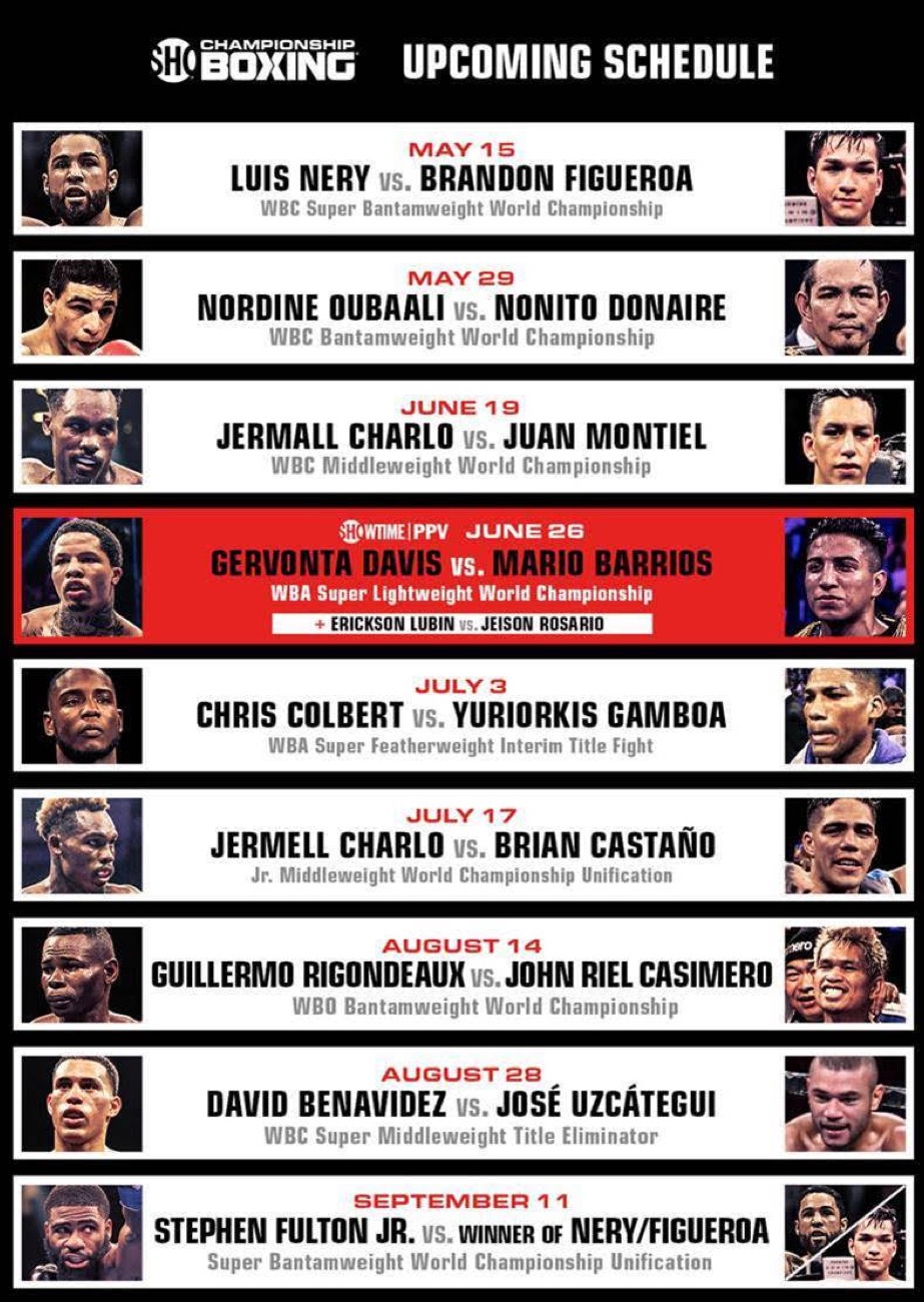 Image: Showtime Boxing & PBC Announce LOADED Boxing Schedule!