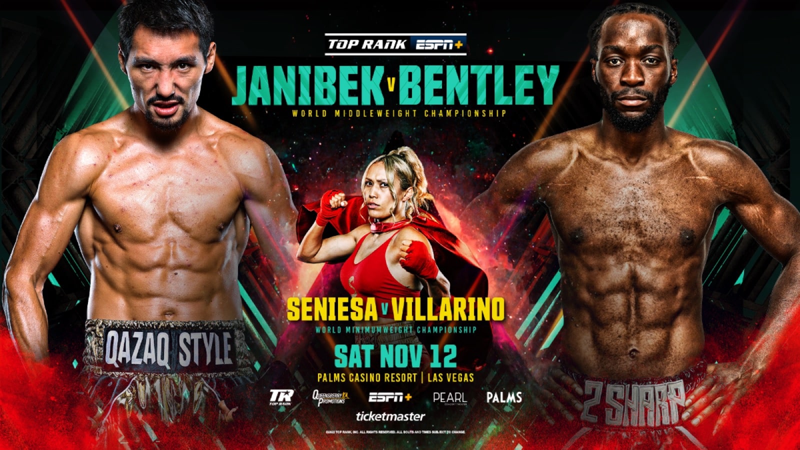 Image: Janibek Alimkhanuly defends against Denzel Bentley on Nov.12th