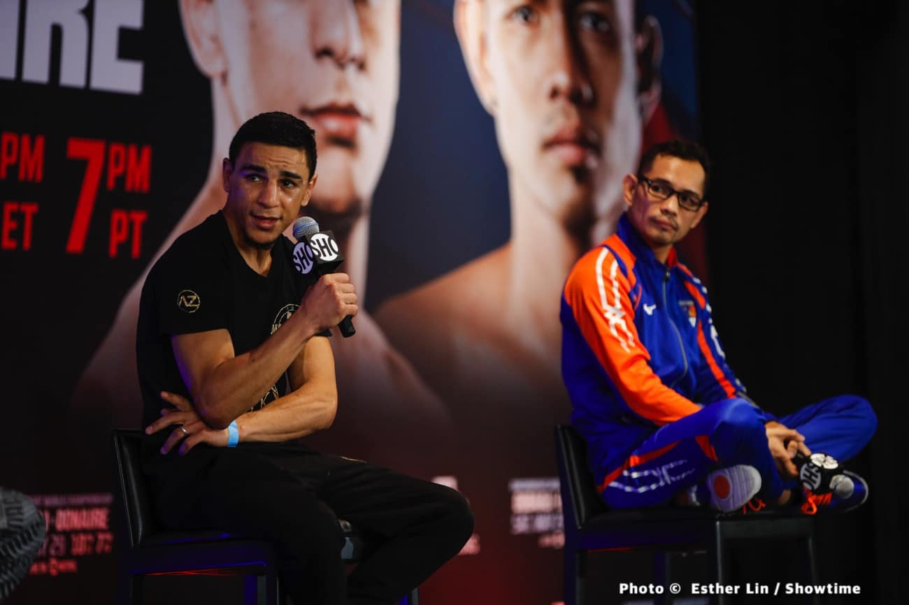 Image: Donaire v Oubaali - Showtime press quotes & photos