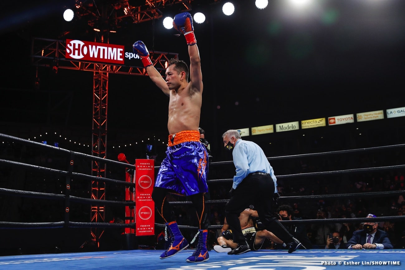 Image: Results / Photos: Donaire Makes History, Matias and Russell Notch Big KO Wins