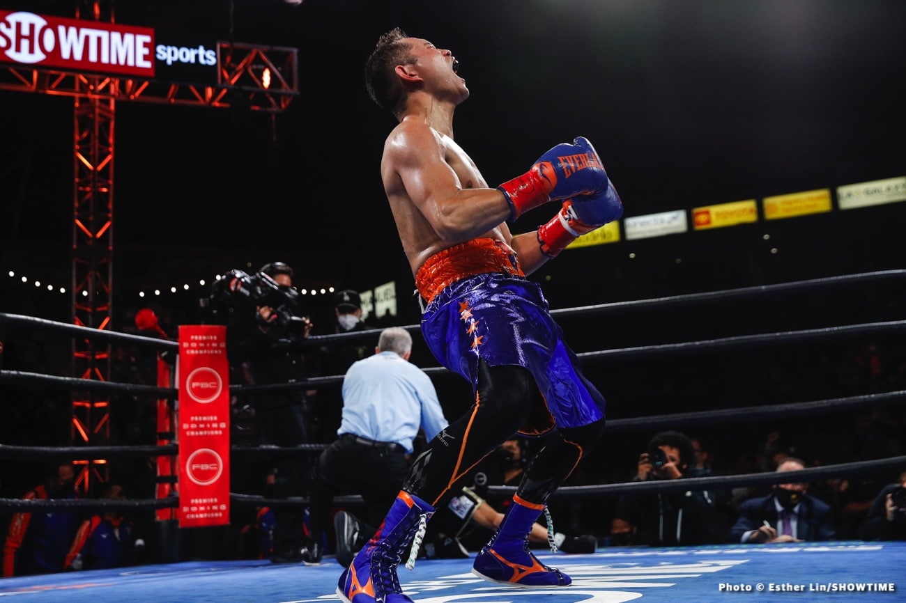 Image: Results / Photos: Donaire Makes History, Matias and Russell Notch Big KO Wins