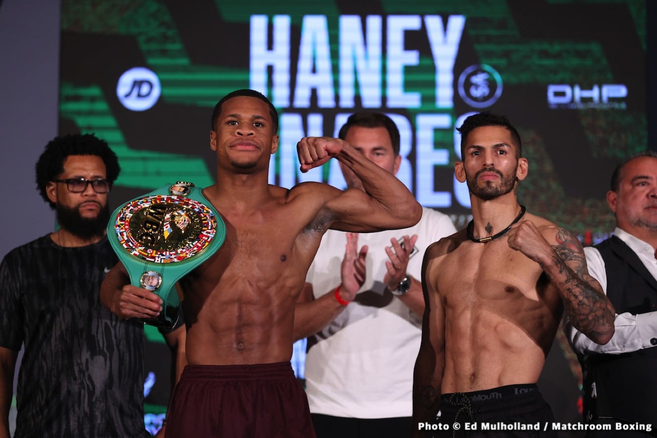 Image: Jorge Linares: Devin Haney will be running all night