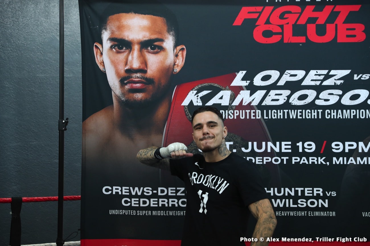 Image: Kambosos on Teofimo Lopez: 'He's overhyped' and a quitter