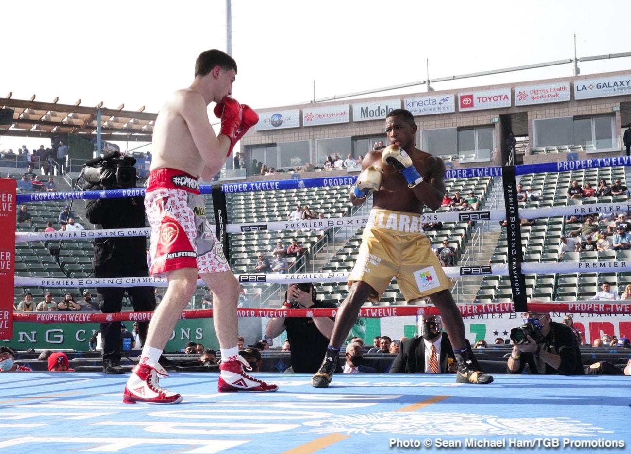 Image: Boxing Results: Erislandy Lara destroys Thomas LaManna to capture WBA 160-lb title