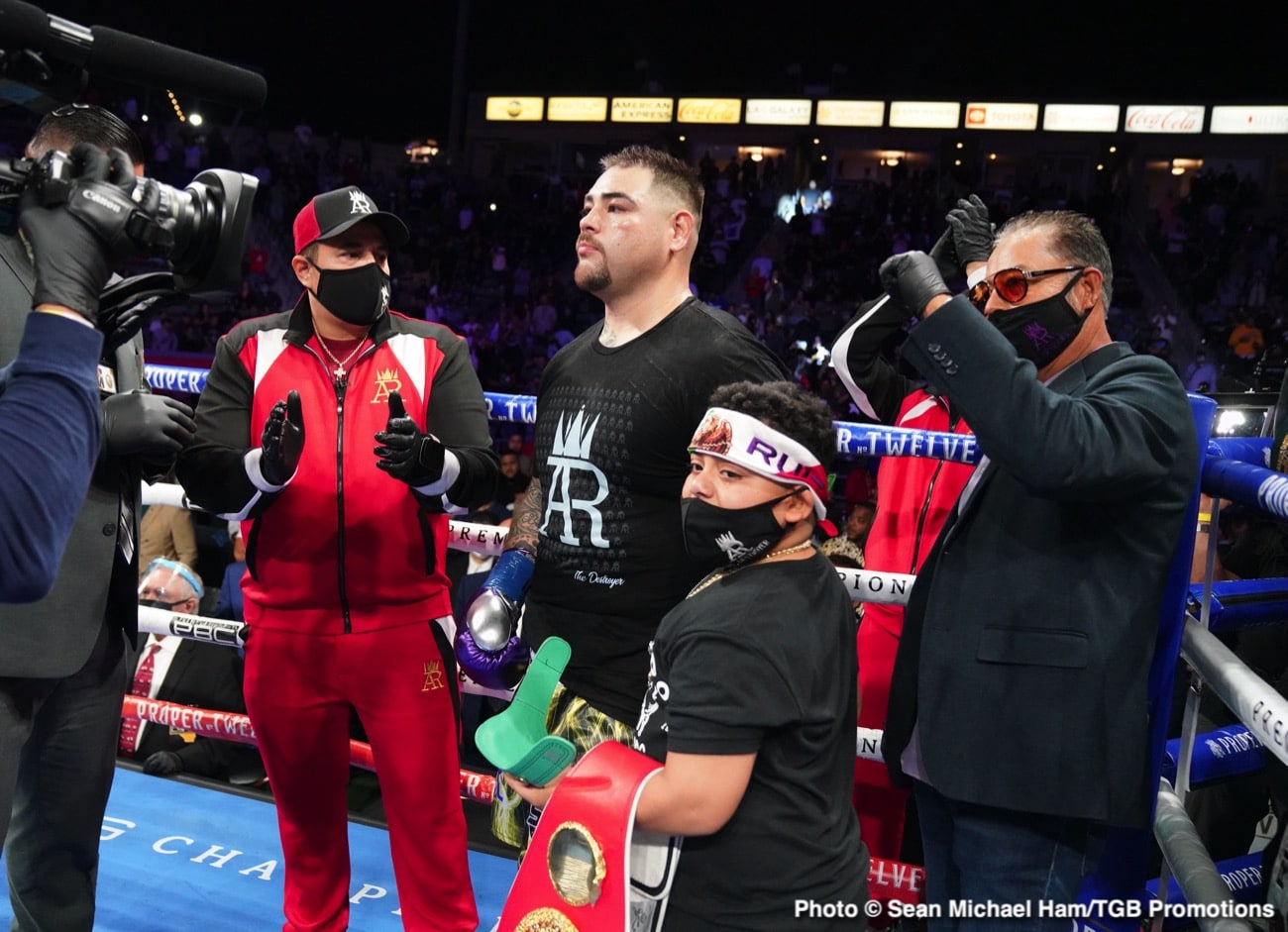Andy Ruiz Jr., Tyson Fury boxing photo