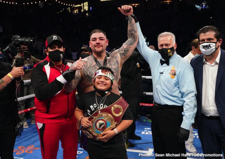 Image: Andy Ruiz reacts to Joshua's loss, talks December fight opponents