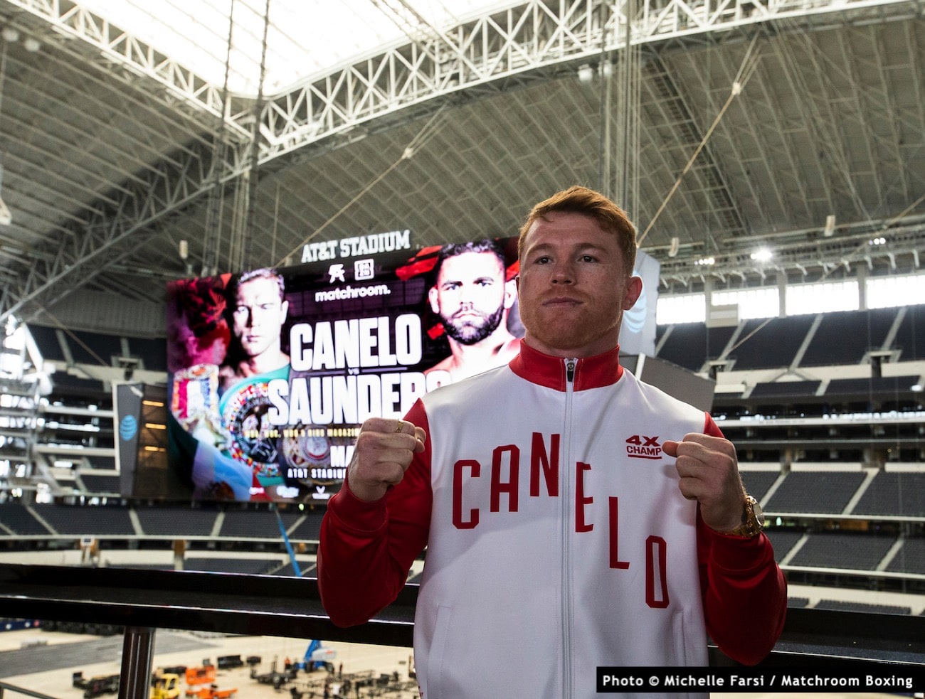 Canelo Alvarez, Caleb Plant boxing photo and news image