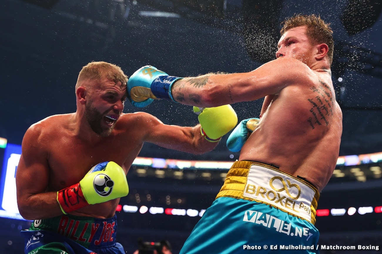 Canelo Alvarez, Billy Joe Saunders boxing photo and news image