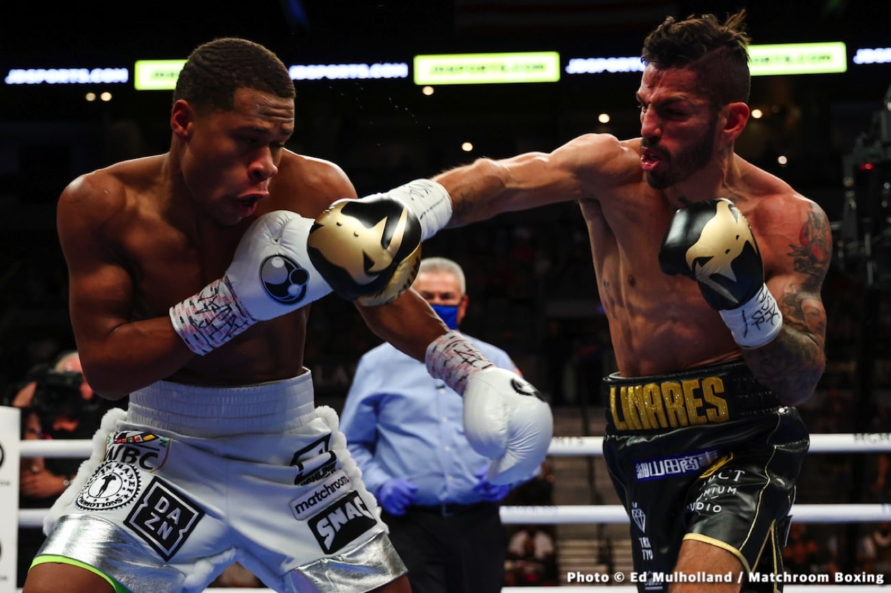 Devin Haney, Jorge Linares boxing photo