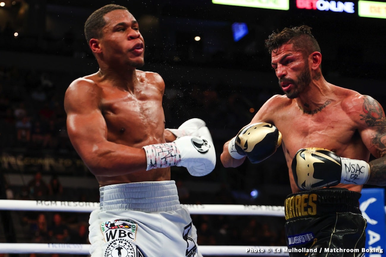 Devin Haney, Jorge Linares boxing photo