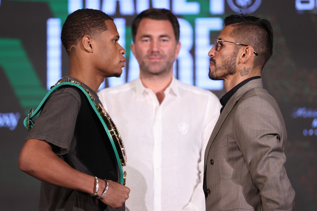 Image: Haney vs. Linares DAZN press quotes & photos