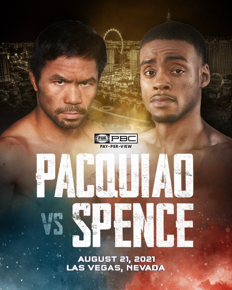 Image: Ring Magazine 147-lb title on the line for Pacquiao vs. Spence on Aug.21