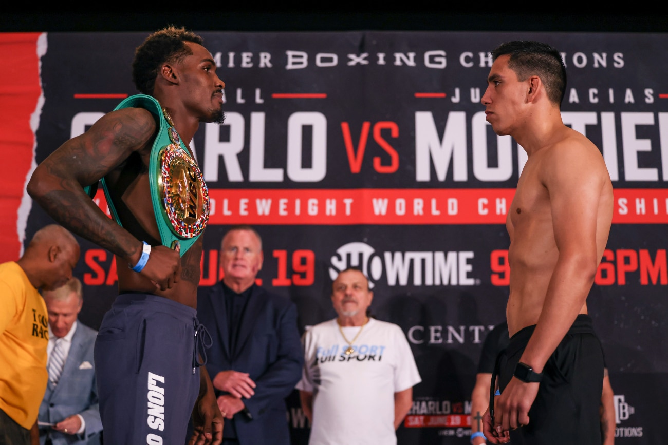Image: Jermall Charlo 160 vs. Juan Montiel 159.5 - weigh-in results