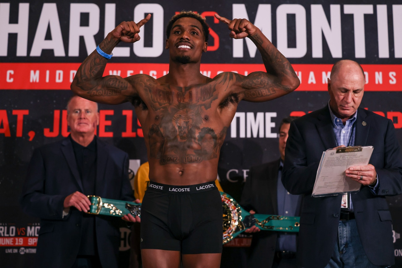 Image: Jermall Charlo 160 vs. Juan Montiel 159.5 - weigh-in results