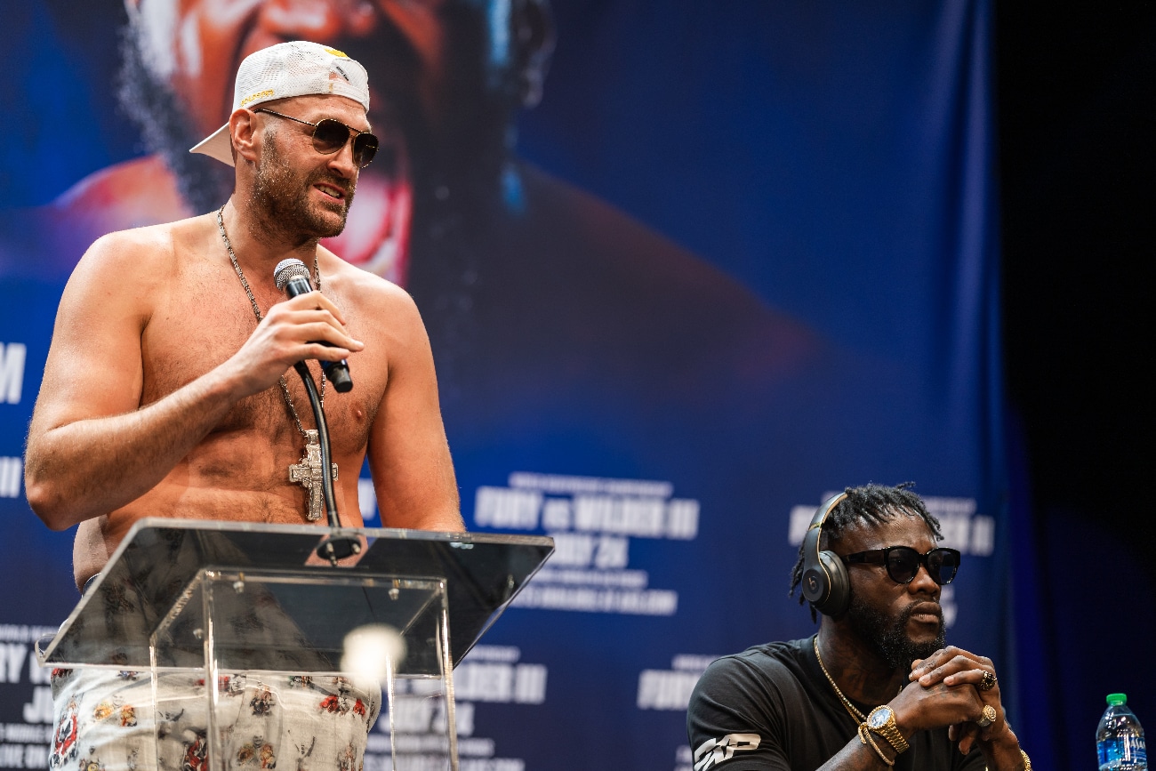Image: Tyson Fury: Wilder would KO Joshua, the businessman, in the 1st round