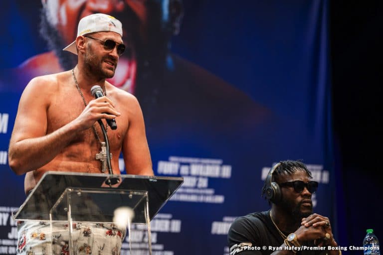 Image: Tyson Fury going offline until after Oct.9th fight with Deontay Wilder